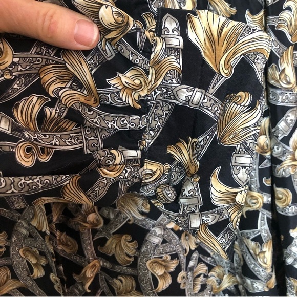 Vintage Givenchy Silk 90s Demure Blouse Size 16W - Picture 6 of 12